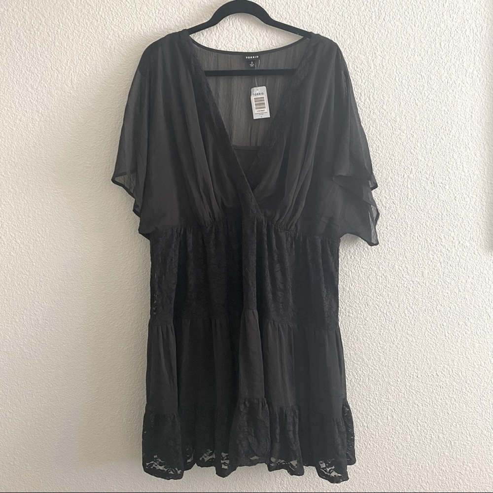 Black Babydoll Lace Torrid Dress